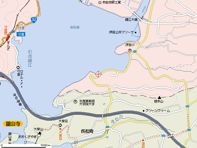 伊奈入口詳細地図
