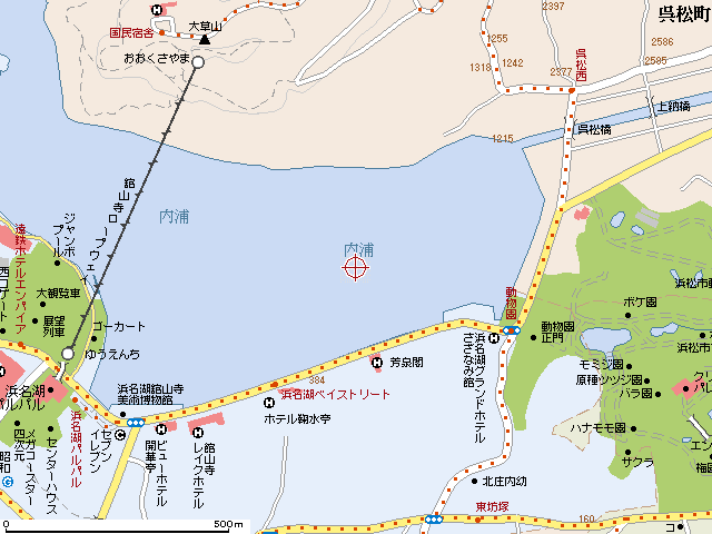 舘山寺内浦湾詳細地図