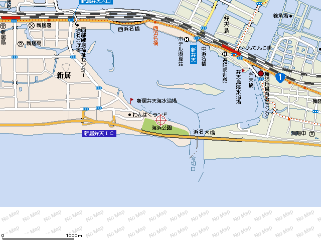 新居海釣り公園詳細地図